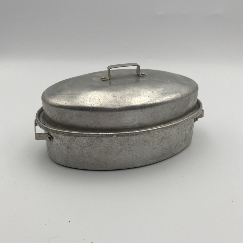 Vintage Toy 6" Aluminum Turkey Roaster Pan Novelty Decor Display